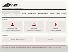 Tablet Screenshot of copeconsulting.dk